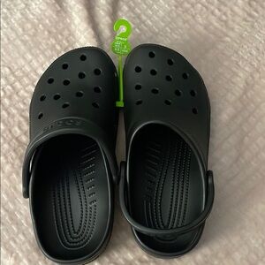 CROCS Black Sandals with Ventilation Holes